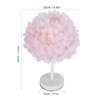 Flower Table Lamp Bedside Bedroom Desktop Nightstand Decoration Supplies Light