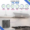 Stove Hood Vent Filter 10.5" x 8.8" 41F 97007696 Fit's