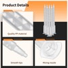 50PCS 4.05'' Epoxy Mixing Nozzle, Static Mixing Nozzle Adhesive Cartridges