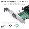 10Gtek 10G PCI-E NIC Network Card, Intel X520-DA1/X520-SR1 Compatible, Single