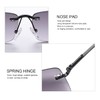PEEPAI Full Lens Reading Glasses Spring Hinge Anti Blue Light