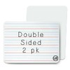 Small White Dry Erase Board for Kids 2pk.| Double Sided