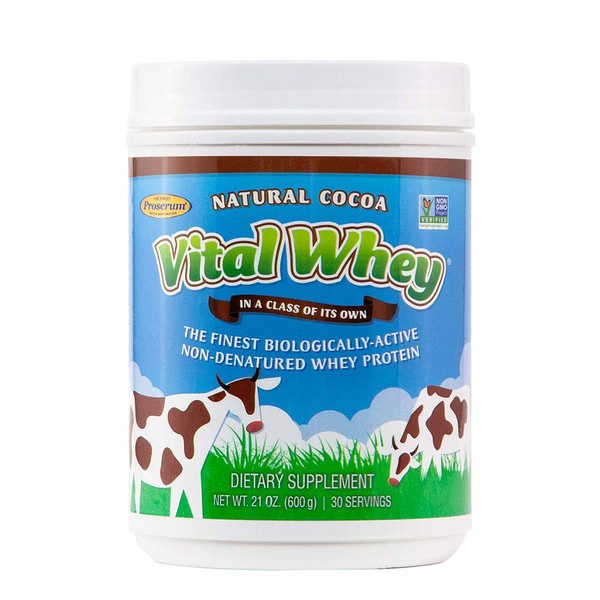 Well Wisdom - Vital Whey Natural Cocoa Flavor 600g (21oz) [Health and Beauty]
