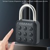 Smart Padlock Lock, Waterproof Bluetooth Lock, Support Bluetooth APP and