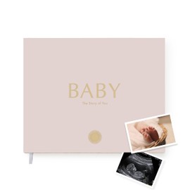 Your Edition Baby Journal - Baby Memory Book for Expecting Mums - Luxury First 5-Year Keepsake Album - Planner Pregnancy Gift for Parents with Checklist Photo Section - Gift Boxed (Blush Pink)