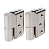 2Pcs/Set Door Hinge Replacement Hardware Accessories for Bathroom Door Partition