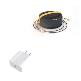 BoxWave Charger Compatible with MPOWERD Luci Solar String Lights (44 ft) - PD GAN miniCube (30W), 30W Tiny PD GAN Type-C Wall Charger - Winter White