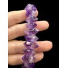 Amethyst Double Terminated Point Beaded Stretch Bracelet Healing US SELLER