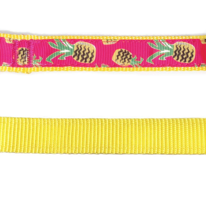 Azuza Bowtie Collar para perro, piña, Pineapple, M (Neck:14'' -