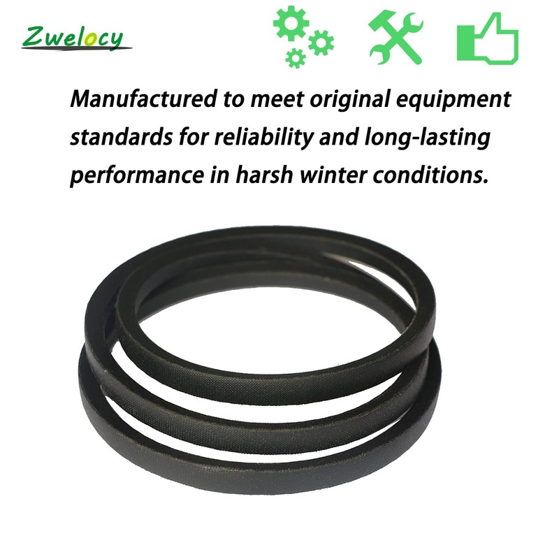 Zwelocy 954-04013 Auger Belt，754-04013 Kevlar Replacement Belt, 1 Band, Aramid，Compatible