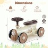 Costzon Ride On Push Car, Retro Kids Riding Toy with