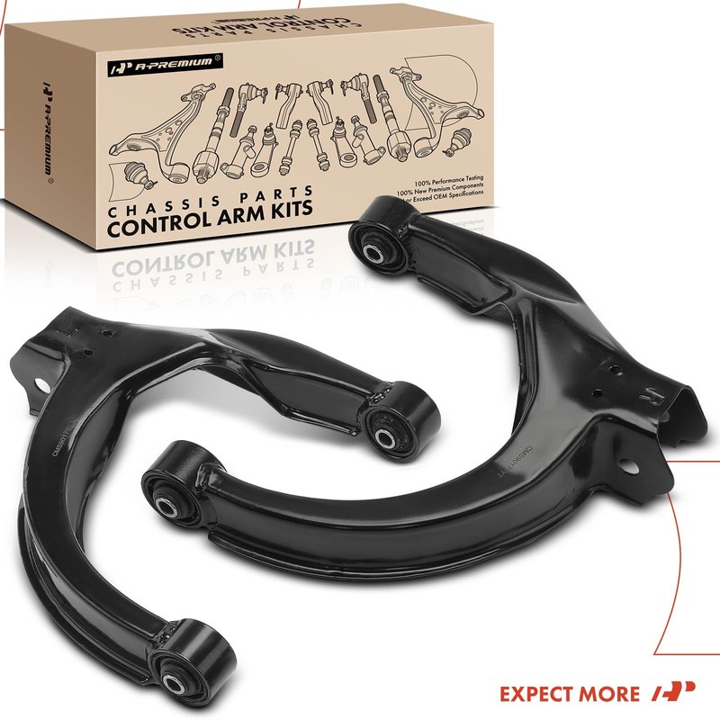 A-Premium 2 x Rear Upper Control Arm with Bushing, Compatible