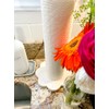 Mud Pie Paper Towel Holder, 13" x 6.5" dia, White
