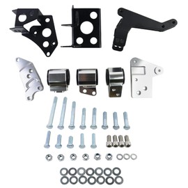 Bario Engine Mount Kit K-Swap Mount Kit Replacement for Hon-da Ci-vic 1.6L 1996-2000 K20 K24 K-Series # EM-1008 430476S1