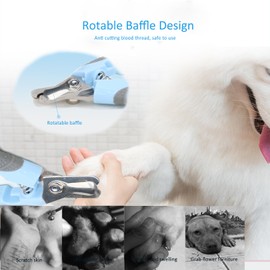LaiEdua Dog Nail Clippers, Small to Large Dog Claw Clipper - Professional Stainless Steel Puppy Claw Clipper with Safety Guard for Dog Claw Care - Nails Clipper for all Cats, Large/Medium/Small dogs