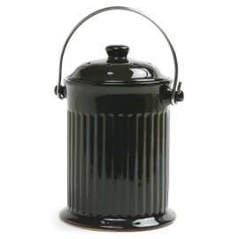 Norpro, Black Ceramic Compost Keeper, One Size