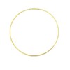 1mm 14k gold plated on solid sterling silver 925 Italian