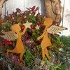 Storm's Gartenzaubereien Garden Stake Angel Figurine Set of 2 to