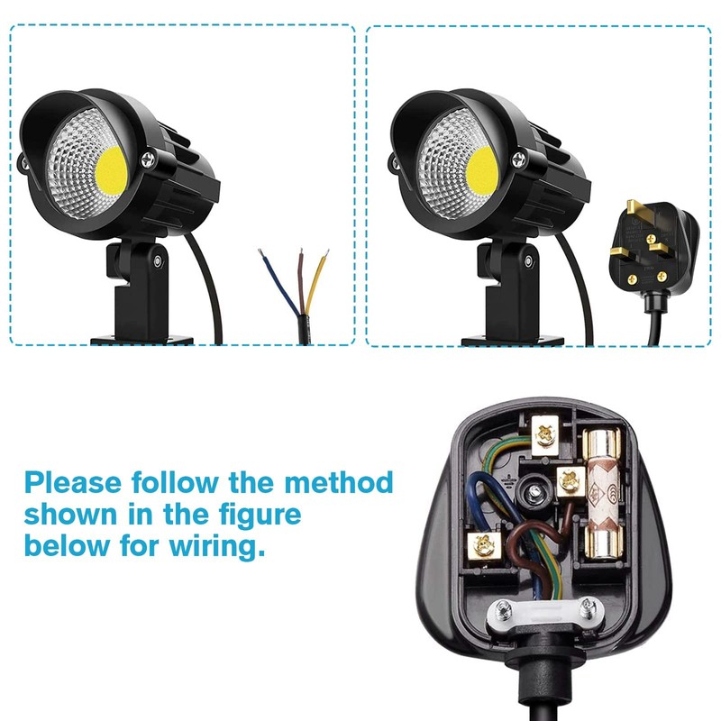 UK Plugs with 13 AMP Fused, 3 pin Mains Plug