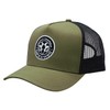 Bexxwell Trucker Cap Olive Green/Black with Logo Patch (Perfect Fit,