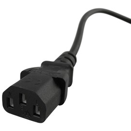 Naths Hardware® IEC Cable 1.8 m IEC Plug to Earthing Contact Angled PC Power Cable 3-Pin Power Cable C13 for Computer Monitor Screen Projector Power Cable PC Cold Appliances