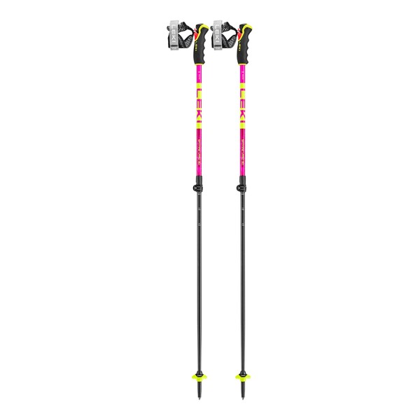 LEKI Ski Pole 23-24 SPITFIRE VARIO PK (Pink/FF/Men's, Lady's)