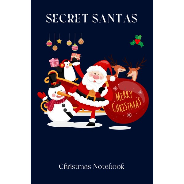 Secret Santa Christmas Notebook: Christmas stocking filler