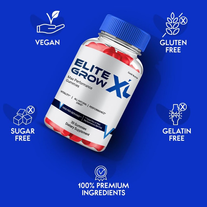 Gold Nutra (1 Pack) Elite Grow XL Gummies, Elite Grow