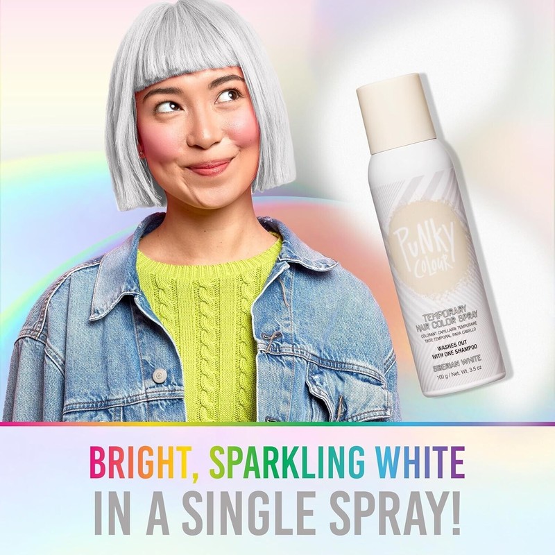 Punky Colour Temporary Hair Color Spray Platinum 3.5oz #625357