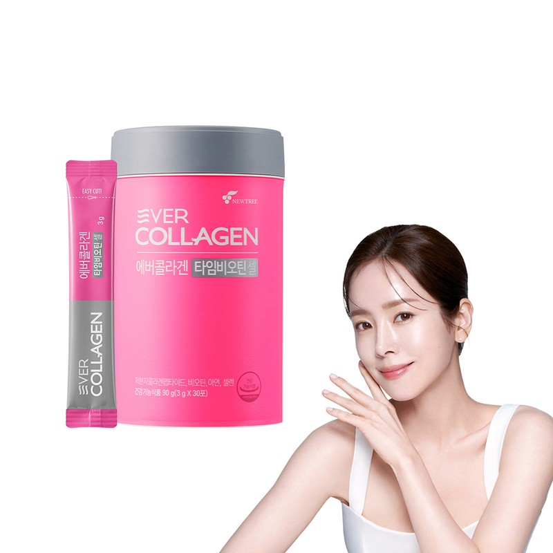 에버콜라겐 타임비오틴 셀, 90g, 4개 Evercollagen Time Biotin Cell, 90g,