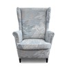 Jusmate Wing Chair Slipcovers 2 Pieces Printed Wingback Chair Covers
