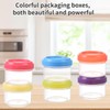 Nivalora 6PCS Mini Plastic Storage Containers with Lids – Small