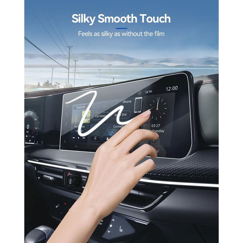 LANTU 4PCS Car Screen Protector for 2025 Chevy Suburban LS/LT/RST/Z71/Premier/High