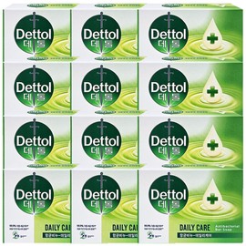 Dettol 데톨 데일리케어 항균비누 100g 1입 x12개 [데톨 오리지널 12입] Dettol Daily Care Antibacterial Soap 100g 1 piece x12 [Dettol Original 12 pieces]