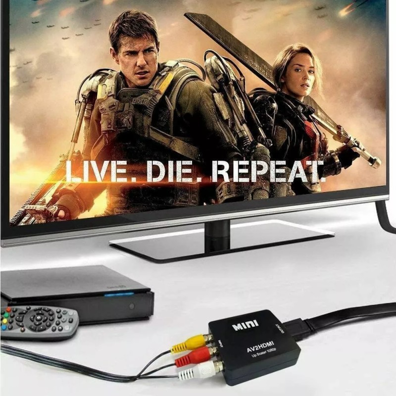 generic Convertidor Mini Rca Av A Hdmi Hd