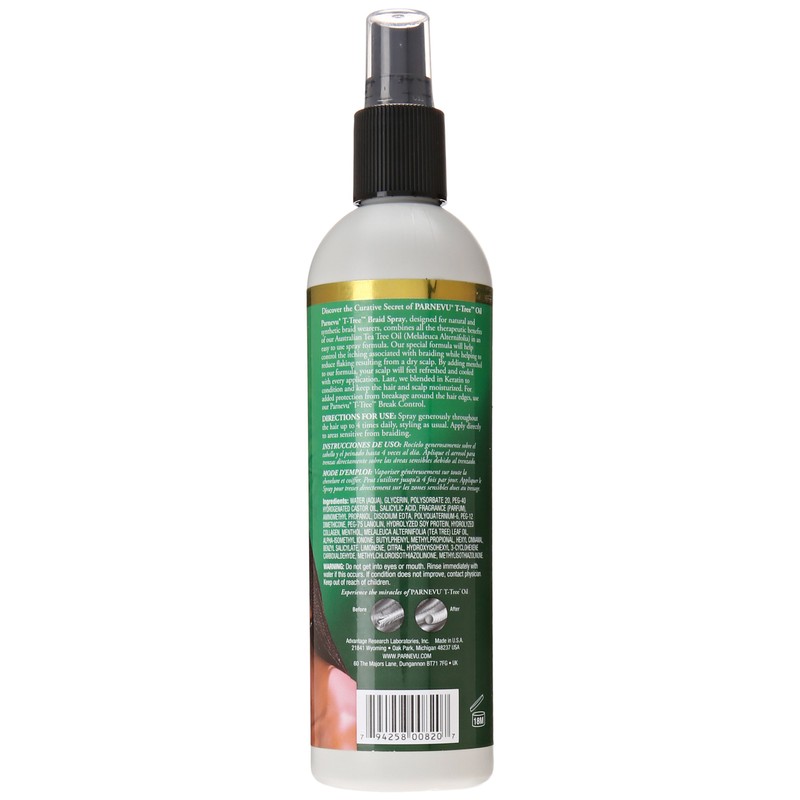 Parnevu T-Tree Braid Spray, 12 Ounce