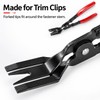 Fastener Remover Car Trim Rivet Removal Pry Tool Repair Kit