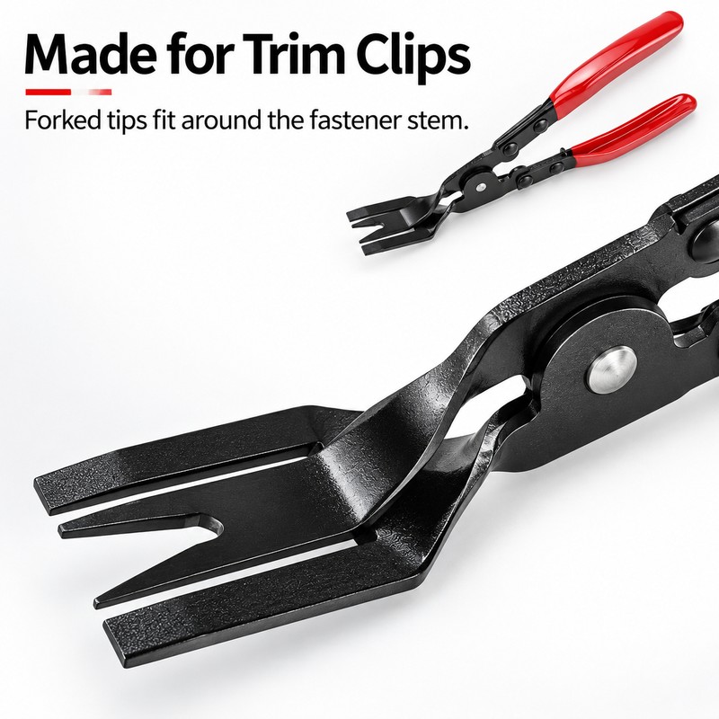 Fastener Remover Car Trim Rivet Removal Pry Tool Repair Kit