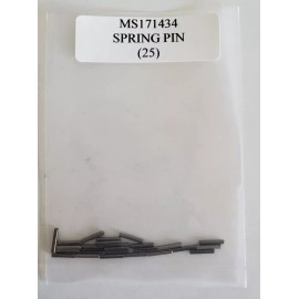 MS171434 Spring Pin Roll Pin 1/16 X 3/8" Slotted Stainless Steel - Lot of 25