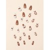 Salon Quality Elegant False Nails 24pcs Fancy Press On Nail