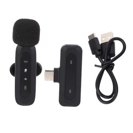Mini Clip On Microphone Intelligent Noise Reduction Live Recording Type C Interface Lavalier Lapel Mic