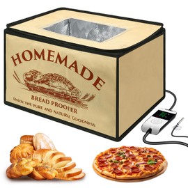BLUBYEES Bread Proofing Box with Heater for Precise Temperature Fermentation, Folding Zippered Dough Proofer Warming Box for Bread, Pizza, Sourdough, Yogurt and Handmade Soap
