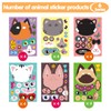 24 Pcs Cartoon Stickers Set DIY for Kids (Horse Style)