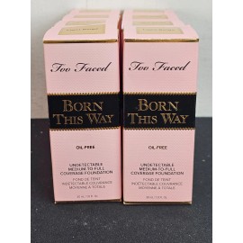 Too Faced Born This Way LUMINOUS OIL-FREE Foundation In  LIGHT BEIGE 1oz $47