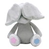 Interactive Peekaboo Plush for Babies, Infants and Toddlers, Grey Elephant,