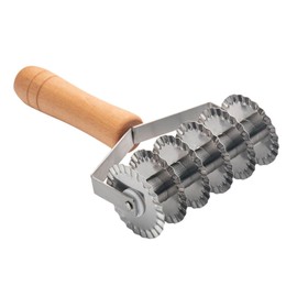 UPKOCH Stainless Steel Noodle Lattice Cutter Pastry Tool Pastry Wheel Diy Crust Cutter Pie Dough Lattice Cutter Panetonne Metal Cutter Stainless Steel Cutter Wood Bread Italy