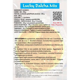 Lucky Dalcha Spice Mix / Dal Gosht Masala (Pack of 5) - Readymade Powder Mix for Making Tasty Meat, Lentils, and Vegtables Stew - Low Sodium, No MSG, Non GMO; Easy to Cook