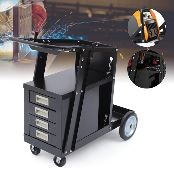 Unbranded Welding Welder Cart MIG TIG ARC Plasma Cutter Tank