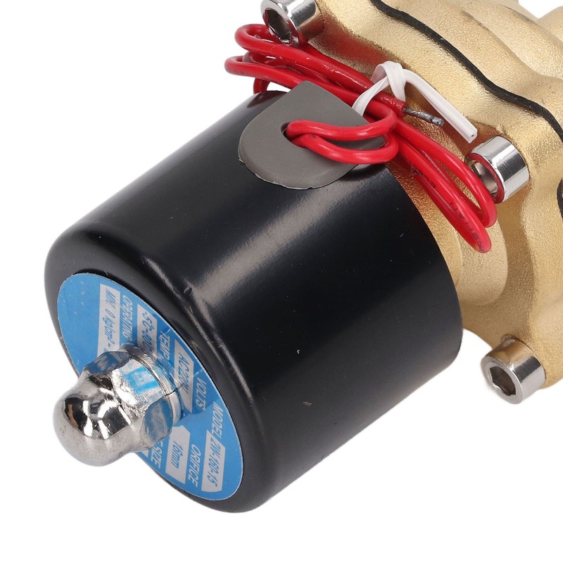 Solenoid Valve Brass Electric 2 Way 1/2in Normally Closed for