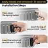 MooxHAI 6 Pack E Track Tool Holder,Enclosed Trailer Accessories for
